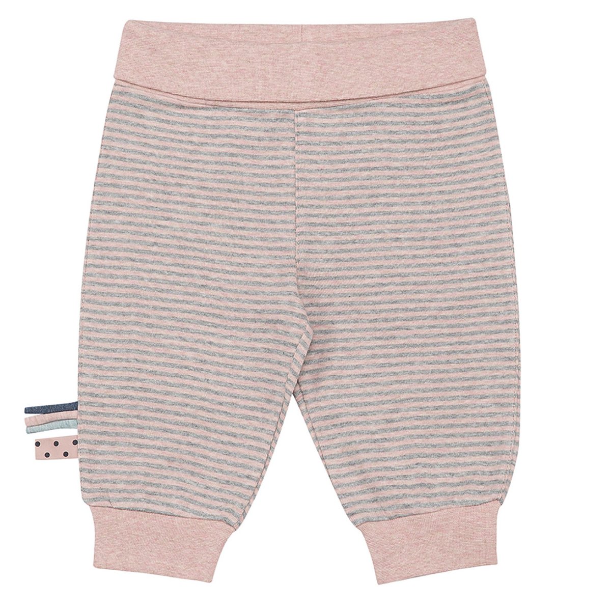 OrganicEra Organic Babyhose mit Gummiband, Rose Striped