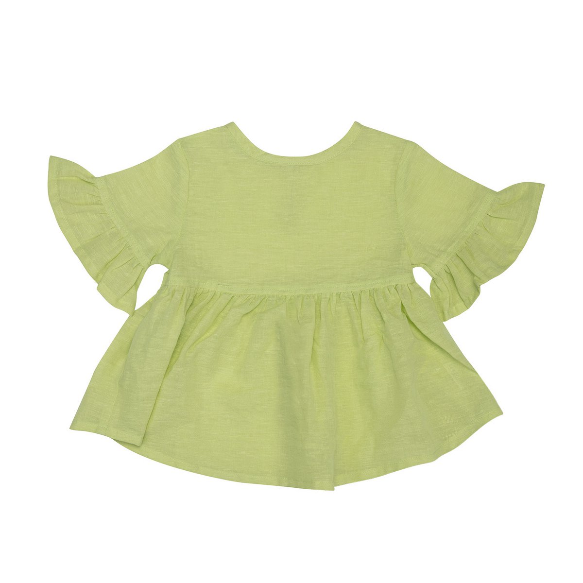 OrganicEra Babybluse aus Bio-Hanf, Apfelgrün