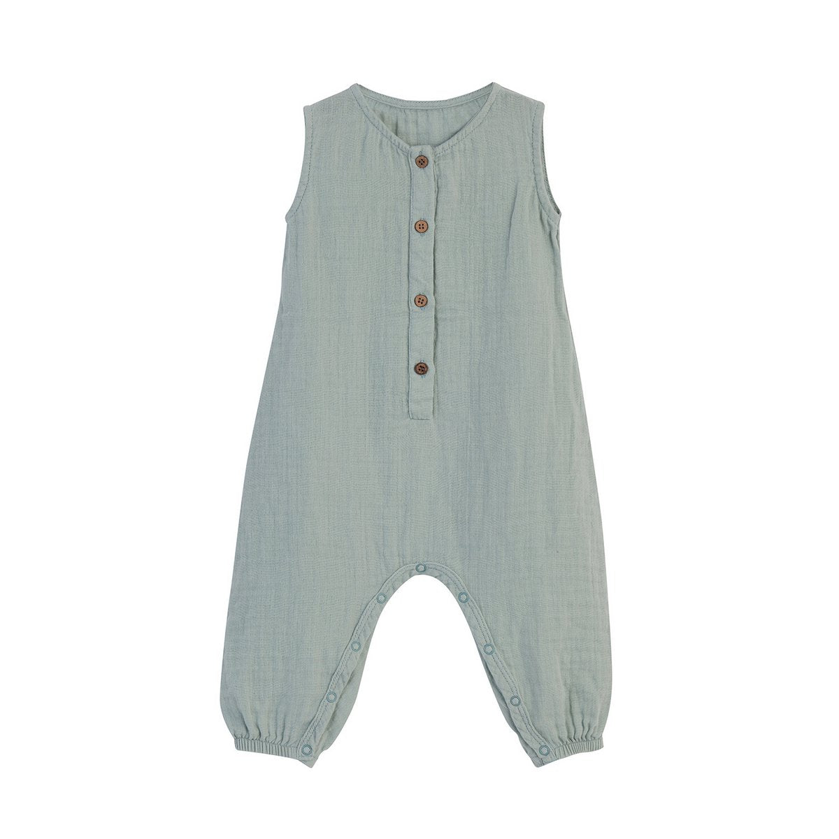 OrganicEra Bio-Musselin-Overall, Aqua