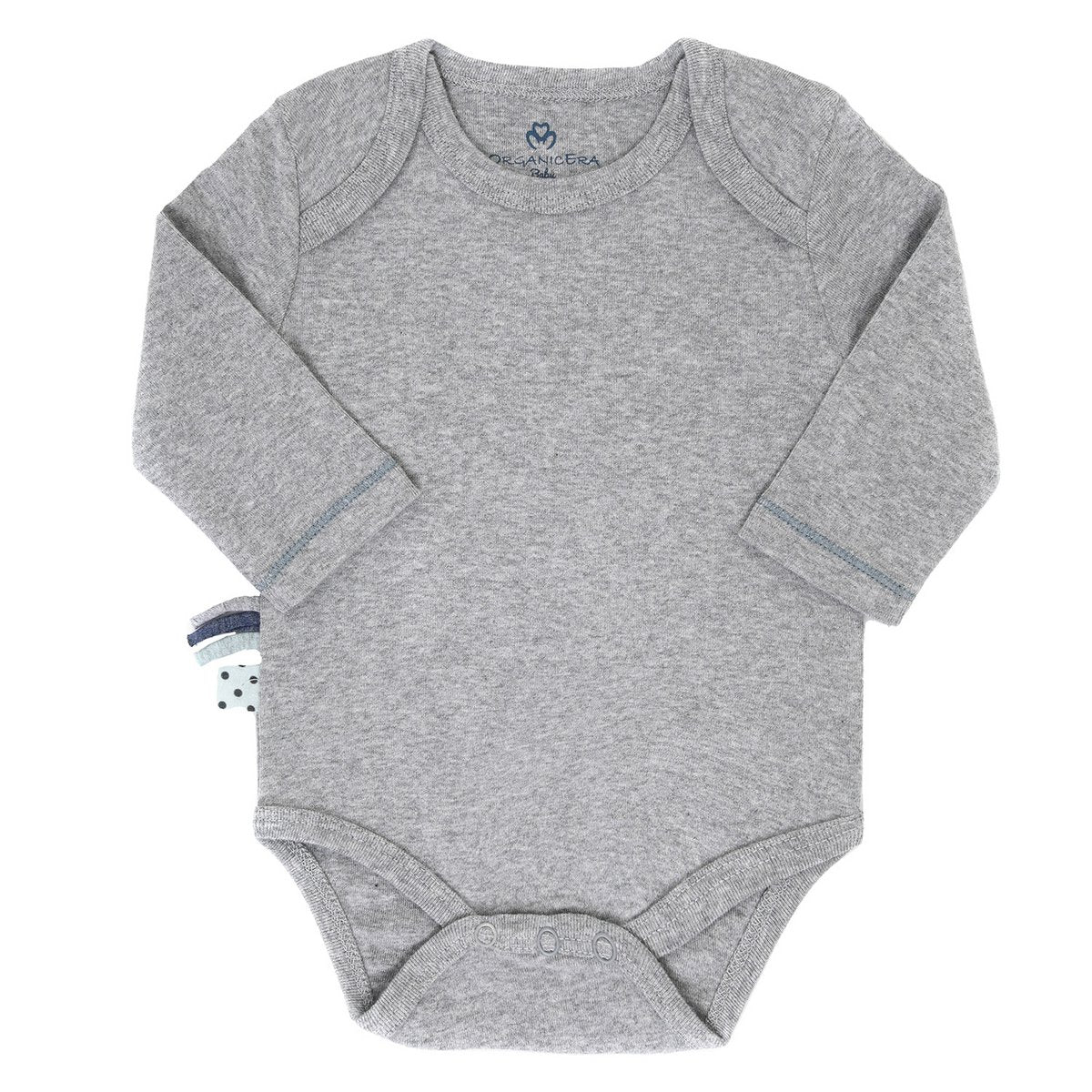 OrganicEra Bio-Baby-L/S-Bodysuit, Grau