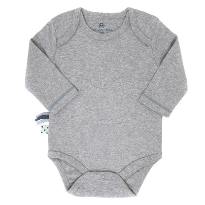 OrganicEra Bio-Baby-L/S-Bodysuit, Grau