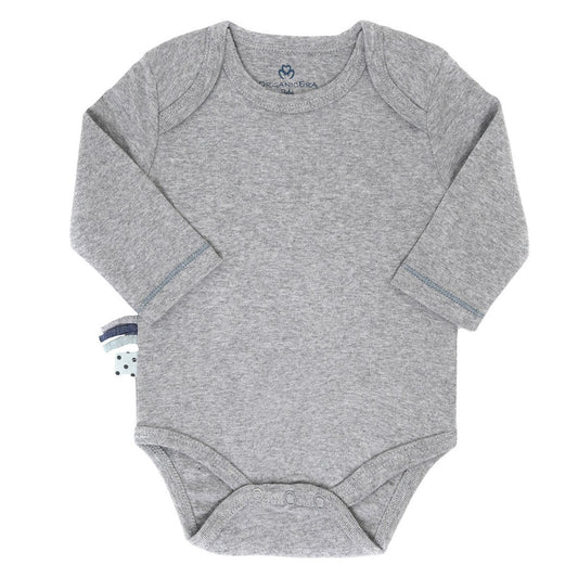 OrganicEra Bio-Baby-L/S-Bodysuit, Grau