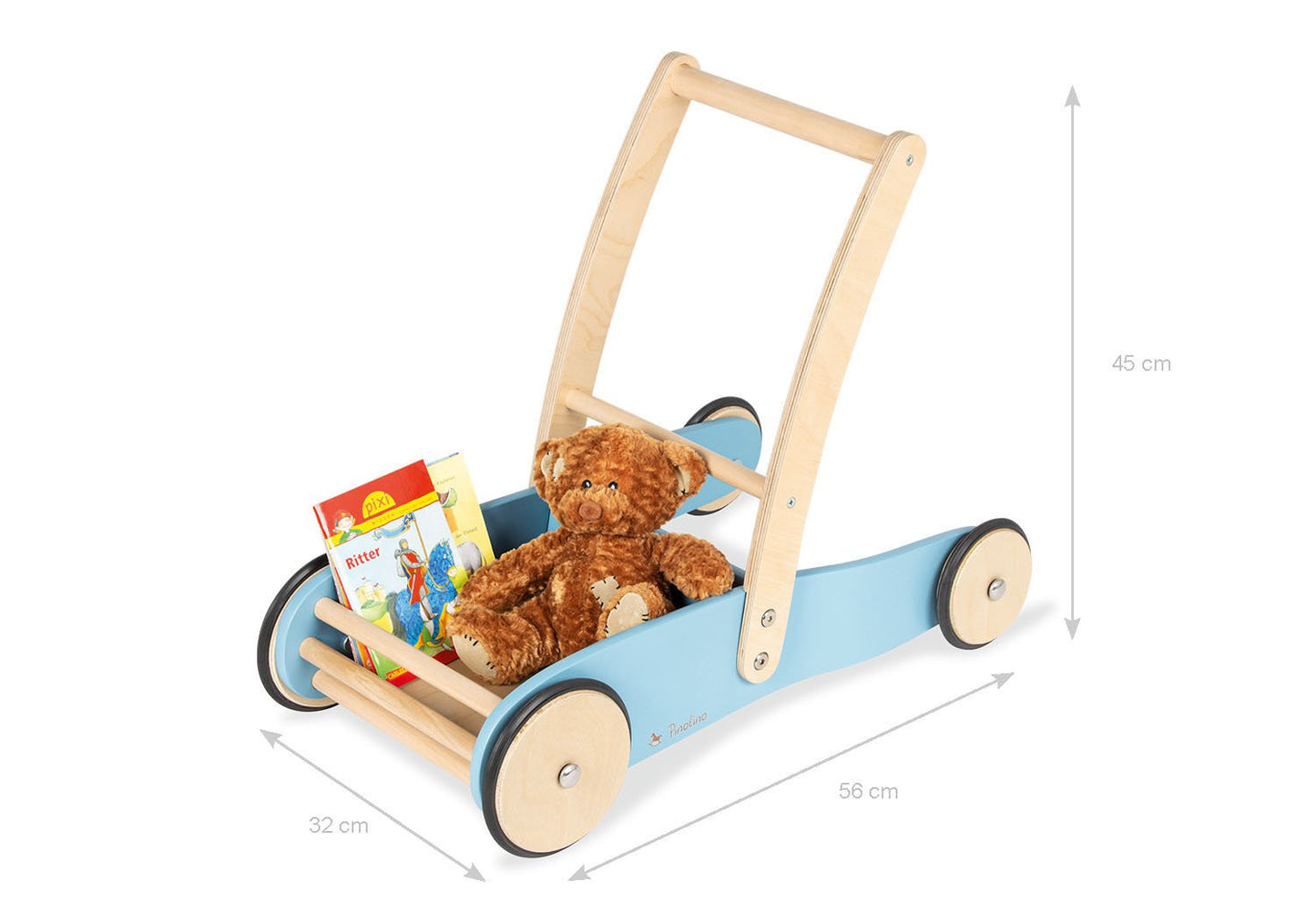 Lernlauflernwagen 'Uli', blau
