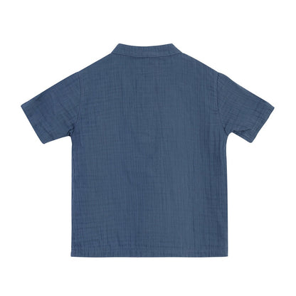 OrganicEra Bio-Musselin-Hemd, Indigo