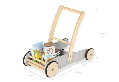 Lernlauflernwagen 'Uli', grau