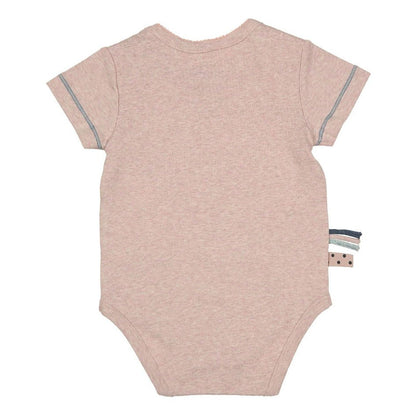 OrganicEra Bio-Baby-S/S-Bodysuit, Rose