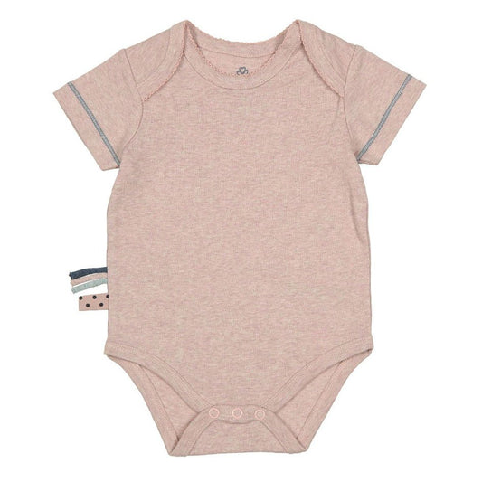 OrganicEra Bio-Baby-S/S-Bodysuit, Rose