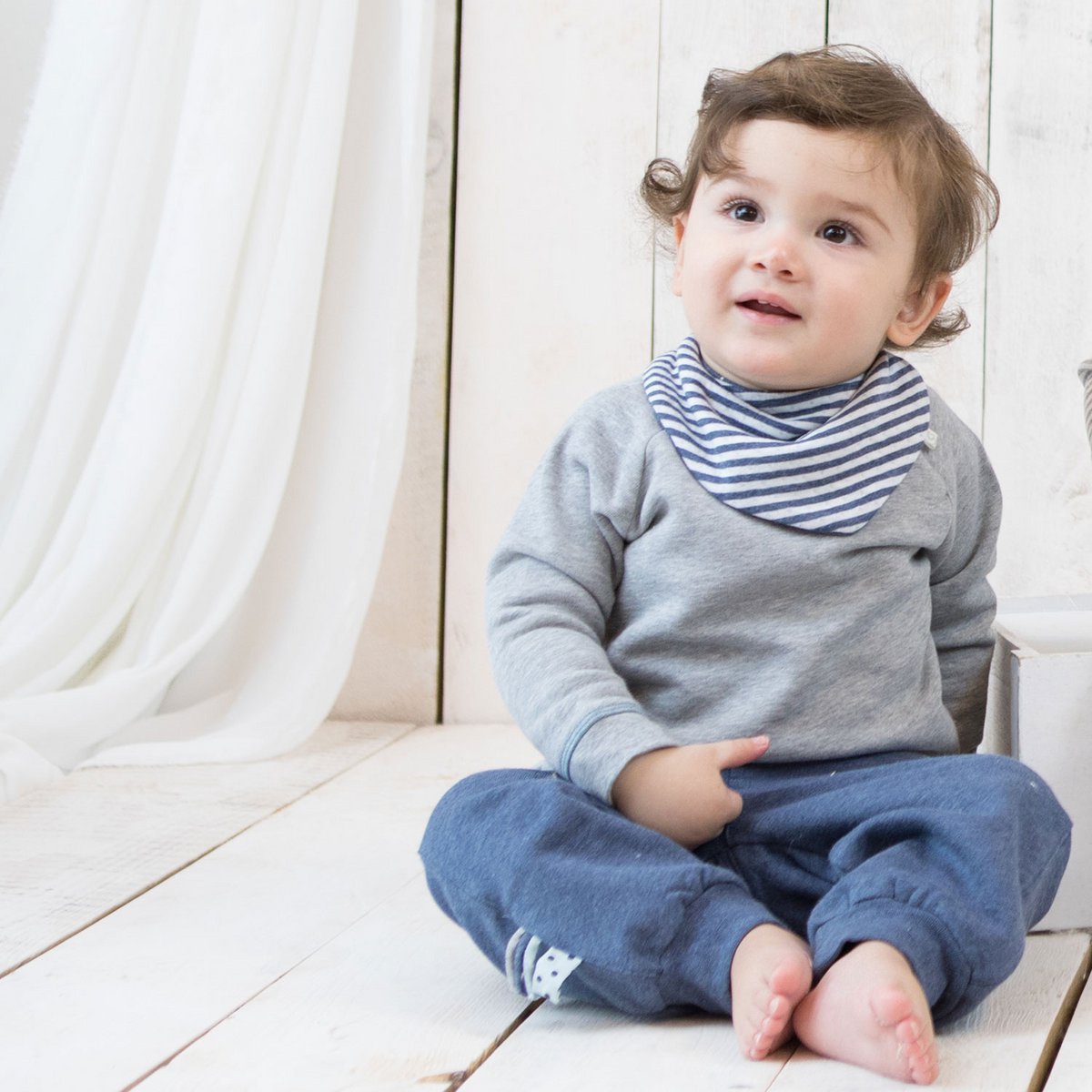OrganicEra Bio-Baby-Sweatshirt, Grau