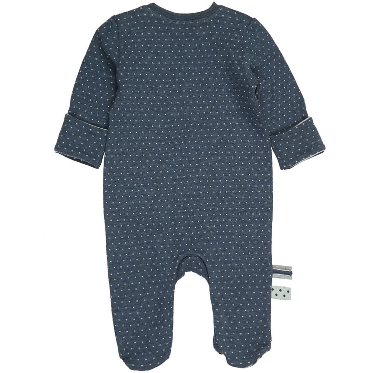 OrganicEra Bio-Schlafanzug mit Babyfüßen, Indigo