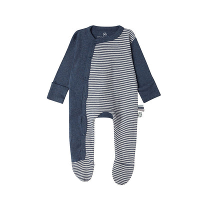 OrganicEra Organic 3-teiliges Neugeborenen-Set, Indigo