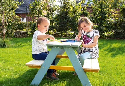 Kinder-Picknickbank 'Nicki für 4', bunt