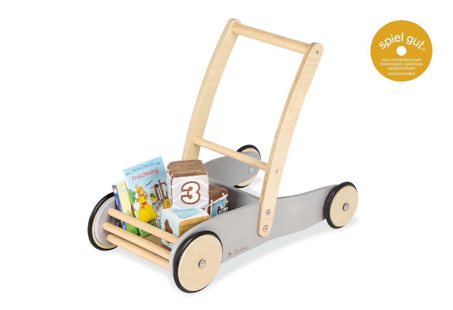Lernlauflernwagen 'Uli', grau