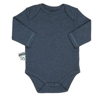 OrganicEra Bio-Baby-L/S-Bodysuit, Indigo