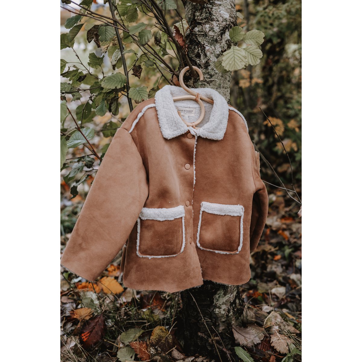 Annie & Charles® Kinder Lammfell Jacke