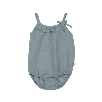 OrganicEra Bio-Baby-Hanf-Rüschen-Body, Blau