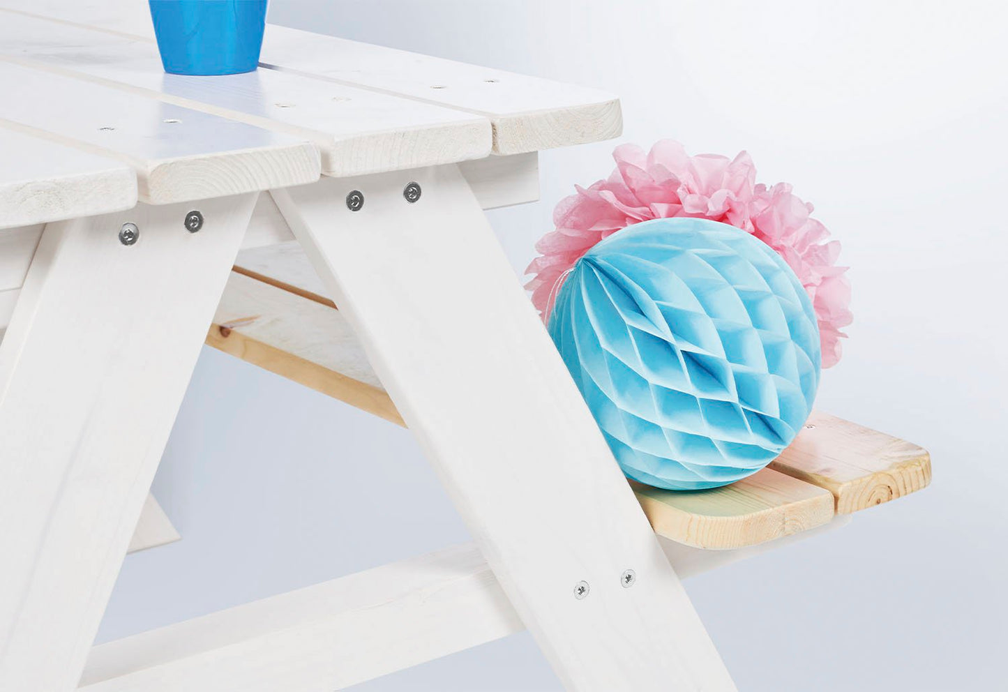 Kinder-Picknickbank 'Nicki für 4', weiß