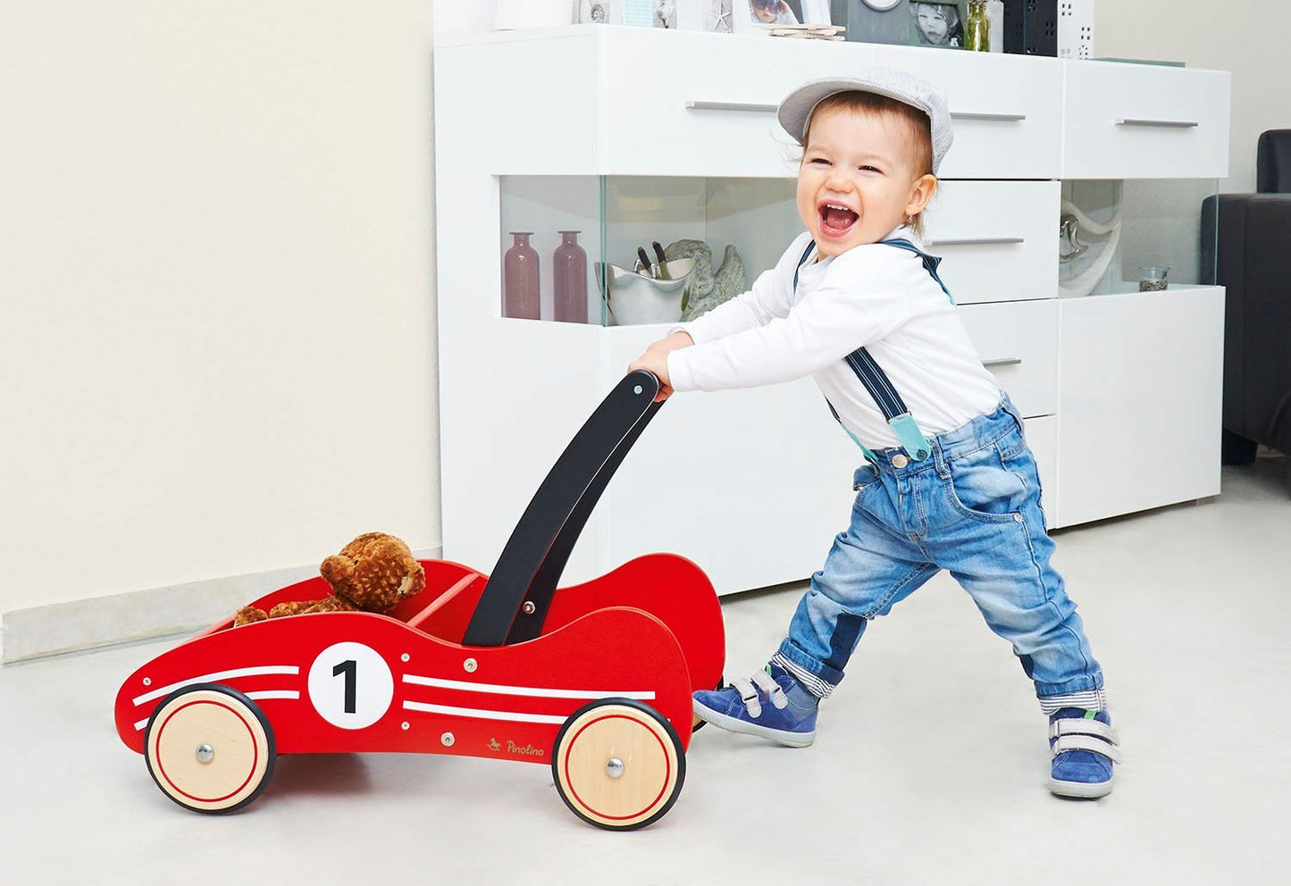 Lernlauflernwagen 'Kimi', rot