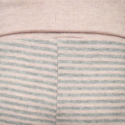 OrganicEra Bio-Baby-Leggings, rosa gestreift