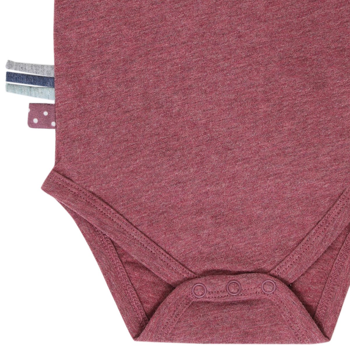 OrganicEra Organic Baby S/S Kimono-Body, Bordeaux