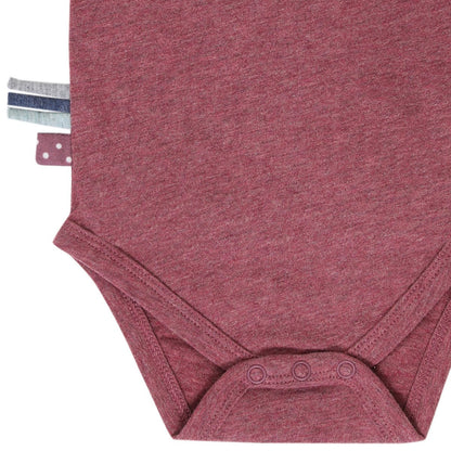 OrganicEra Organic Baby S/S Kimono-Body, Bordeaux