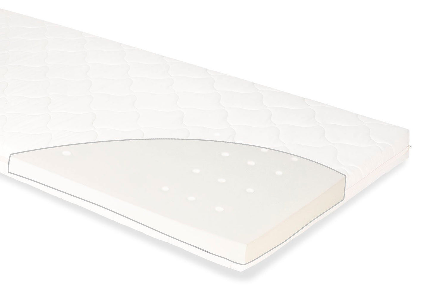 Matratze für Kinderbetten 'Luna Up' klein, 120 x 60 cm
