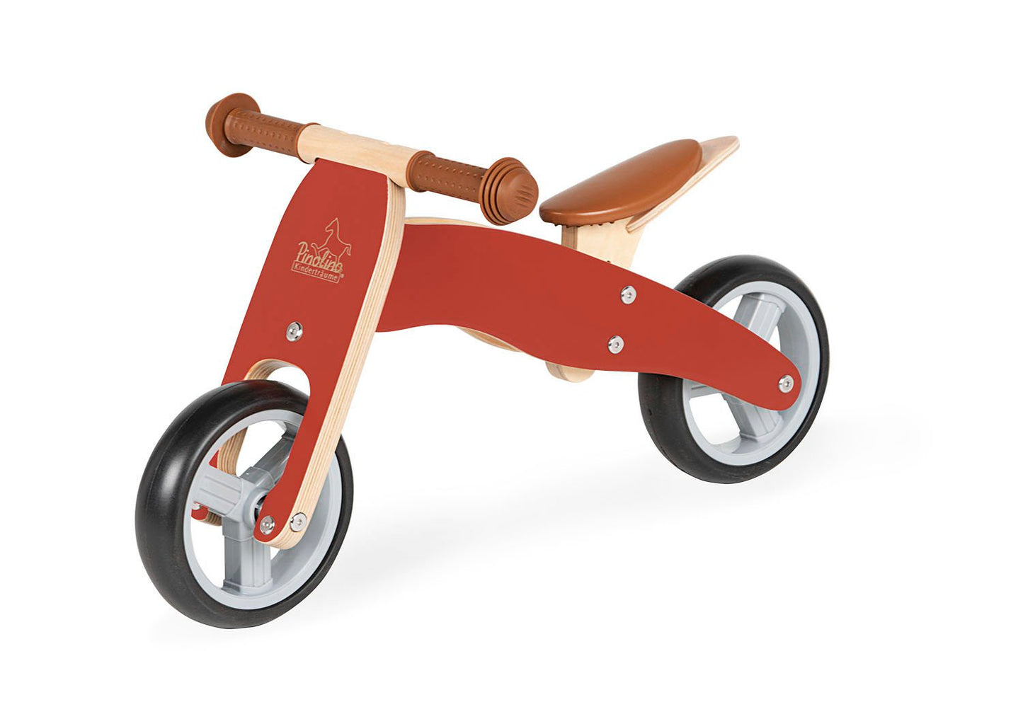 Mini-Dreirad 'Charlie', rot/natur