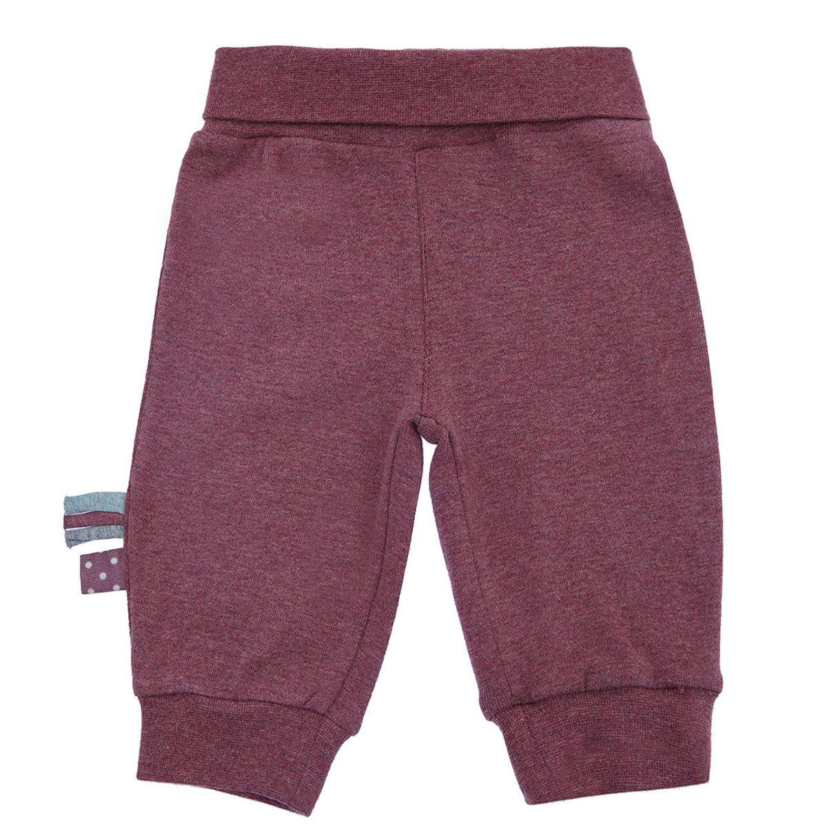 OrganicEra Organic Babyhose mit Gummiband, Bordeaux