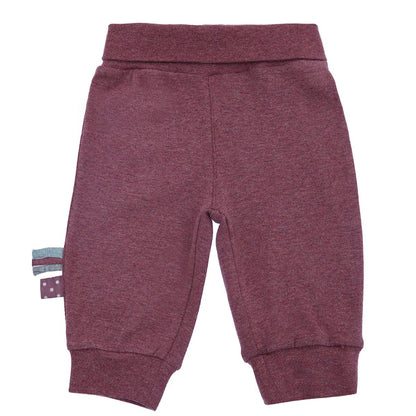 OrganicEra Organic Babyhose mit Gummiband, Bordeaux