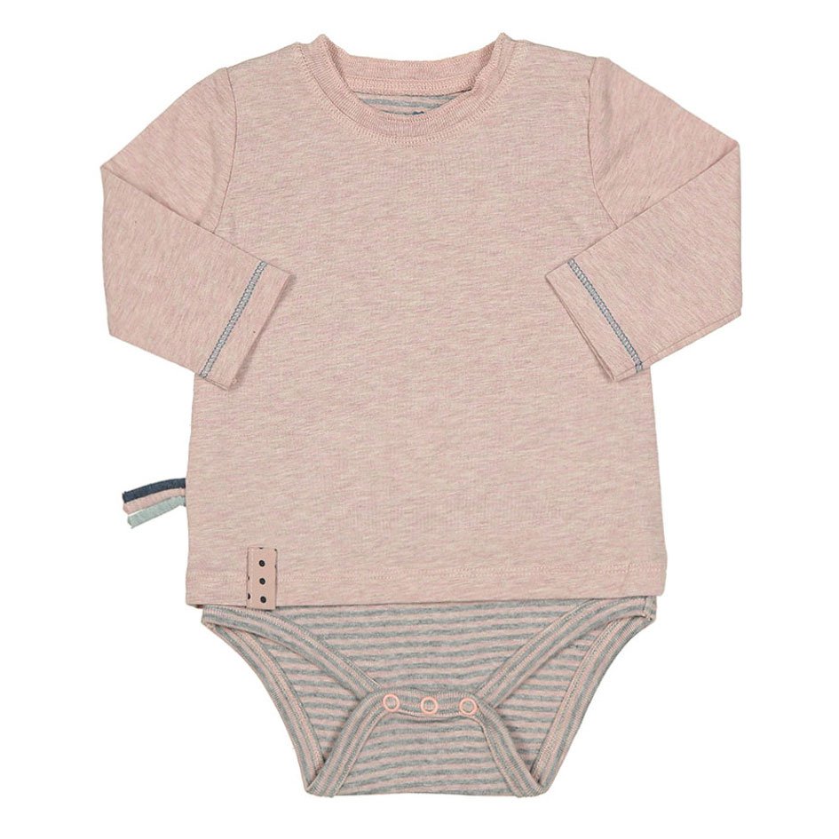 OrganicEra Organic Baby L/S T-Shirt-Body, Rose