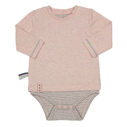 OrganicEra Organic Baby L/S T-Shirt-Body, Rose