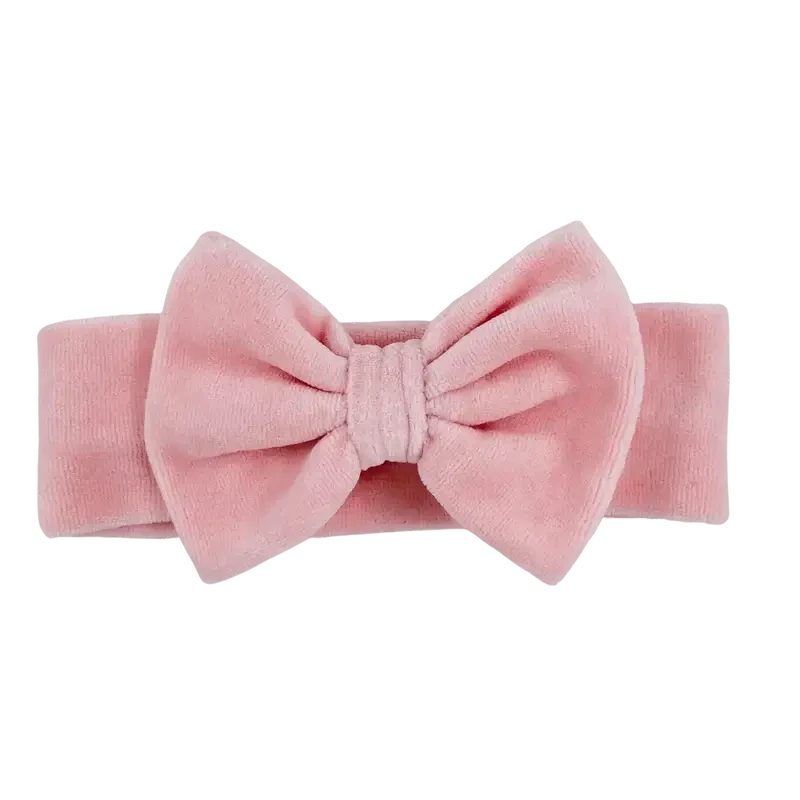 May Mays | Livia Haarband | Samtschleife Rosa | 0-4 Jahre