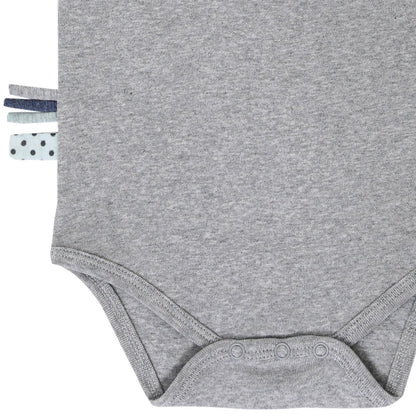 OrganicEra Organic Baby S/S Body, Grau