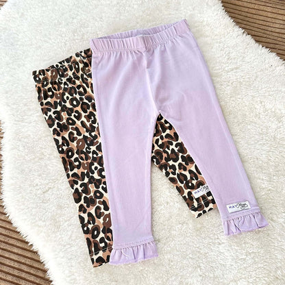 Lola Leggings lila Rüschen | Mai Mays