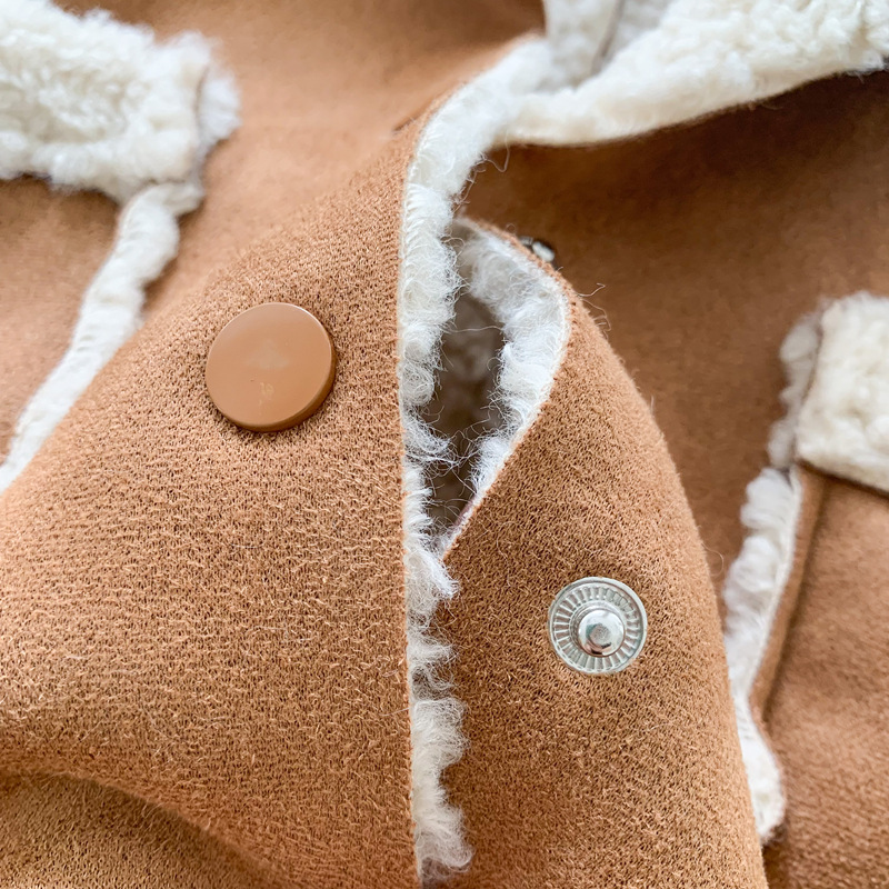 Annie & Charles® Kinder Lammfell Jacke