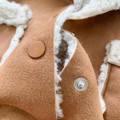Annie & Charles® Kinder Lammfell Jacke