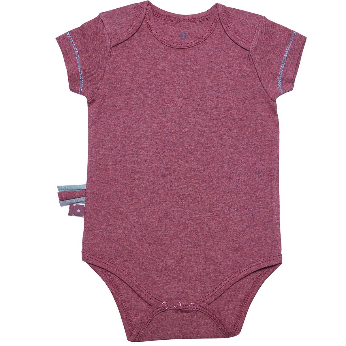 OrganicEra Organic Baby S/S Body, Bordeaux