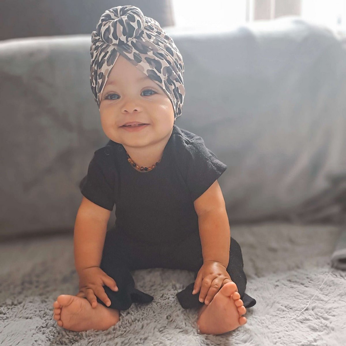Lilly Turbanmütze Panther | 0-2 Jahre | Mai Mays