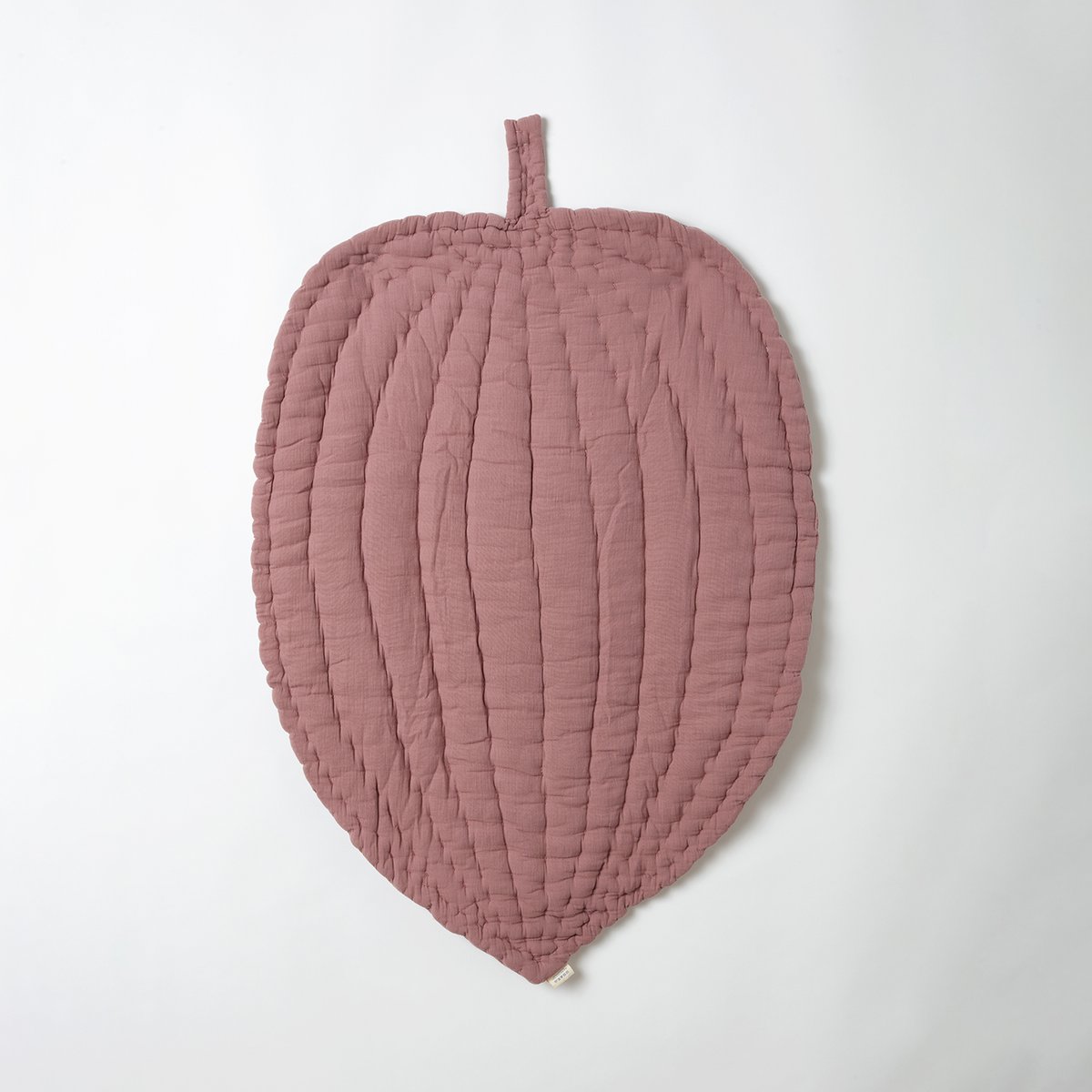 OrganicEra Organic Musselin- Leaf Mat- Padded, Dusty Rose