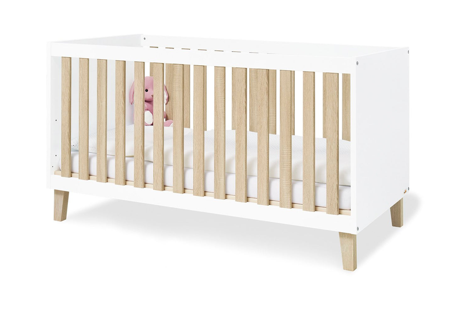 Starterset 'Lumi' breit
2-teilig: Kinderbett, breite Wickelkommode