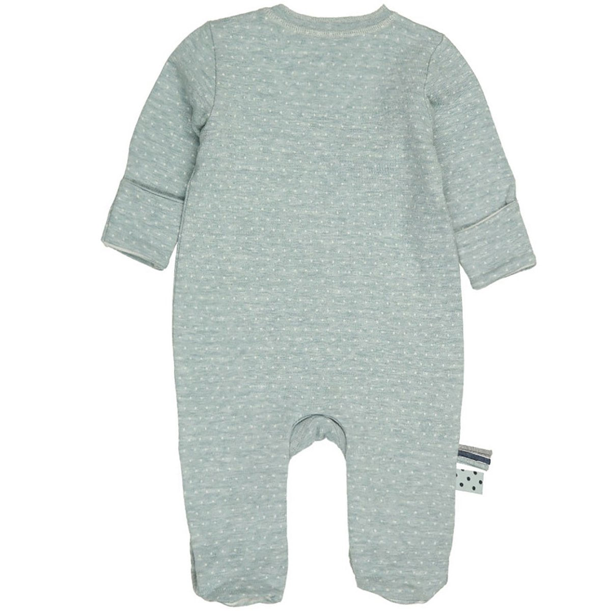 OrganicEra Bio-Schlafanzug mit Babyfüßen, Aqua