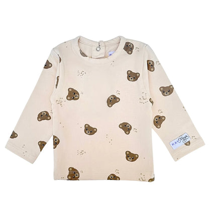 May Mays | Teddy-Baby-Shirt | Bären Beige