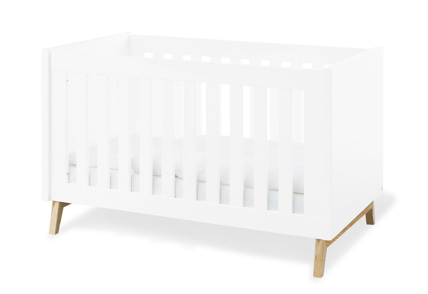 Starterset 'Riva' breit
2-teilig: Kinderbett, breite Wickelkommode