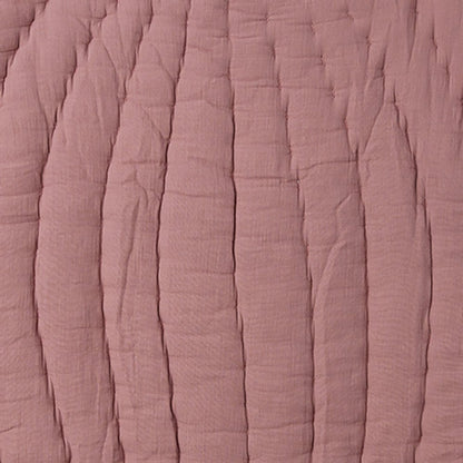 OrganicEra Organic Musselin- Leaf Mat- Padded, Dusty Rose