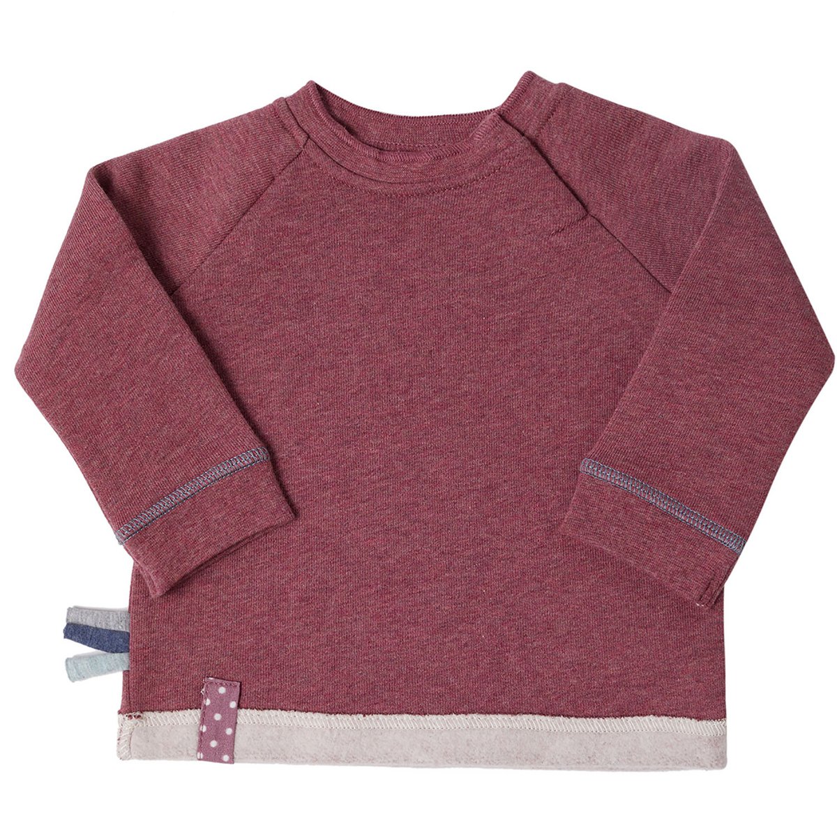OrganicEra Bio-Baby-Sweatshirt, Bordeaux