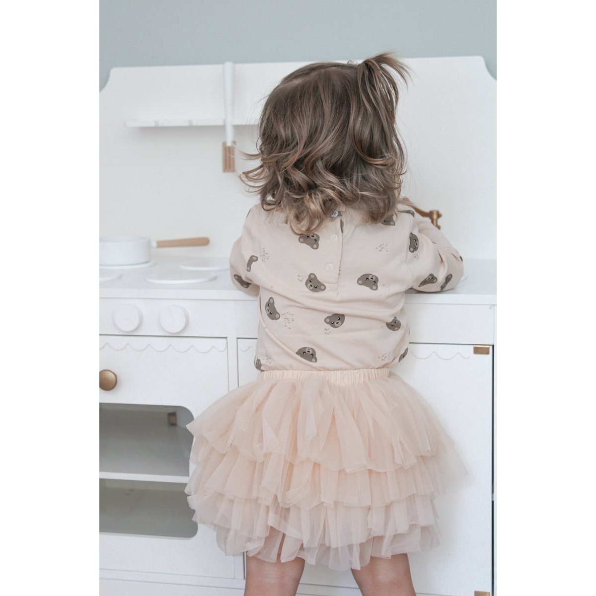 May Mays | Teddy-Baby-Shirt | Bären Beige