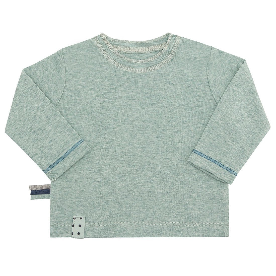 OrganicEra Organic Baby L/S T-Shirt, Aqua