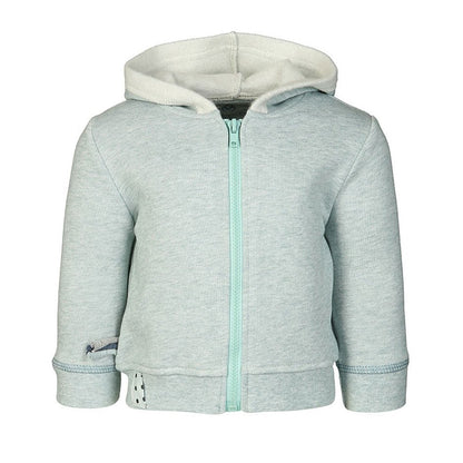 OrganicEra Organic Baby Kapuzenjacke, Aqua