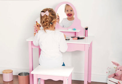 Kinder Schminktisch 'Jasmin', inkl. Schemel