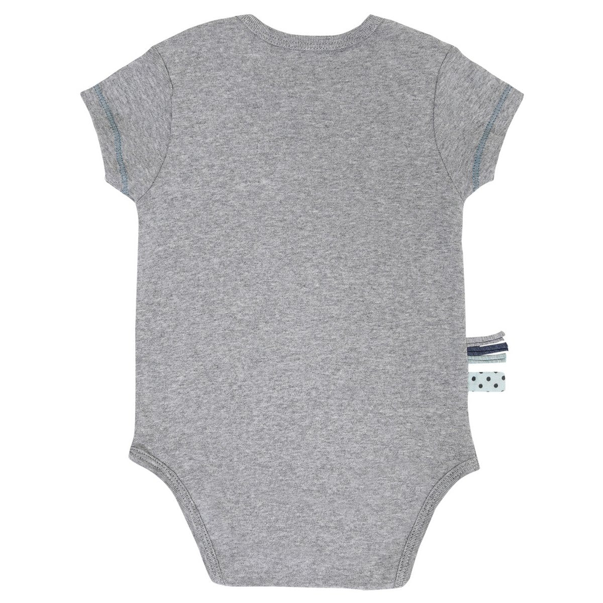 OrganicEra Organic Baby S/S Body, Grau