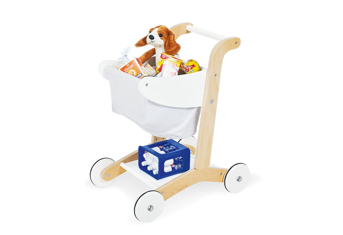 Einkaufswagen 'Erna', weiß